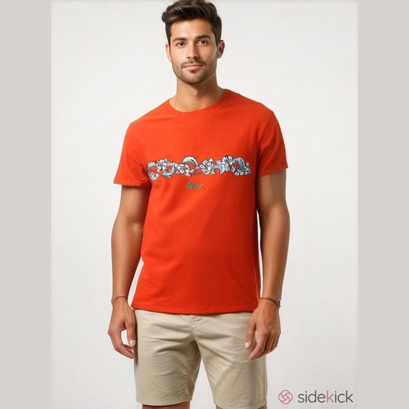 Vintage Fruit of the Loom Red Short Sleeve Tee - Picture 1 of 8